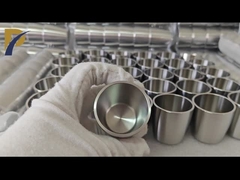 Alte temperature 2000°C Tungsteno crogiolo per l'industria del rivestimento a vuoto Coppa di tungsteno