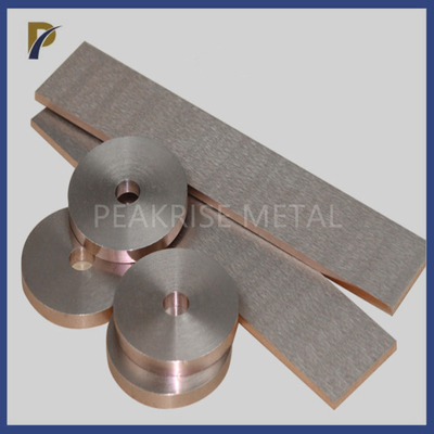Piatto della lega di rame del tungsteno di W80Cu per i punti di contatto elettrico dello strato del tungsteno del rame del materiale del contatto